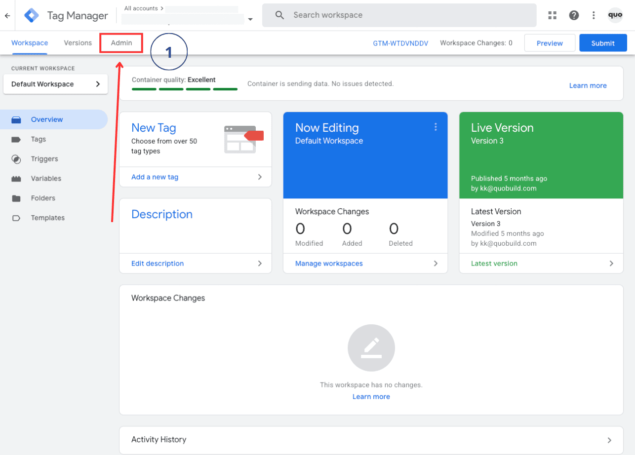 Google tagu pārvaldnieks, pievienojot jaunu lietotāju
