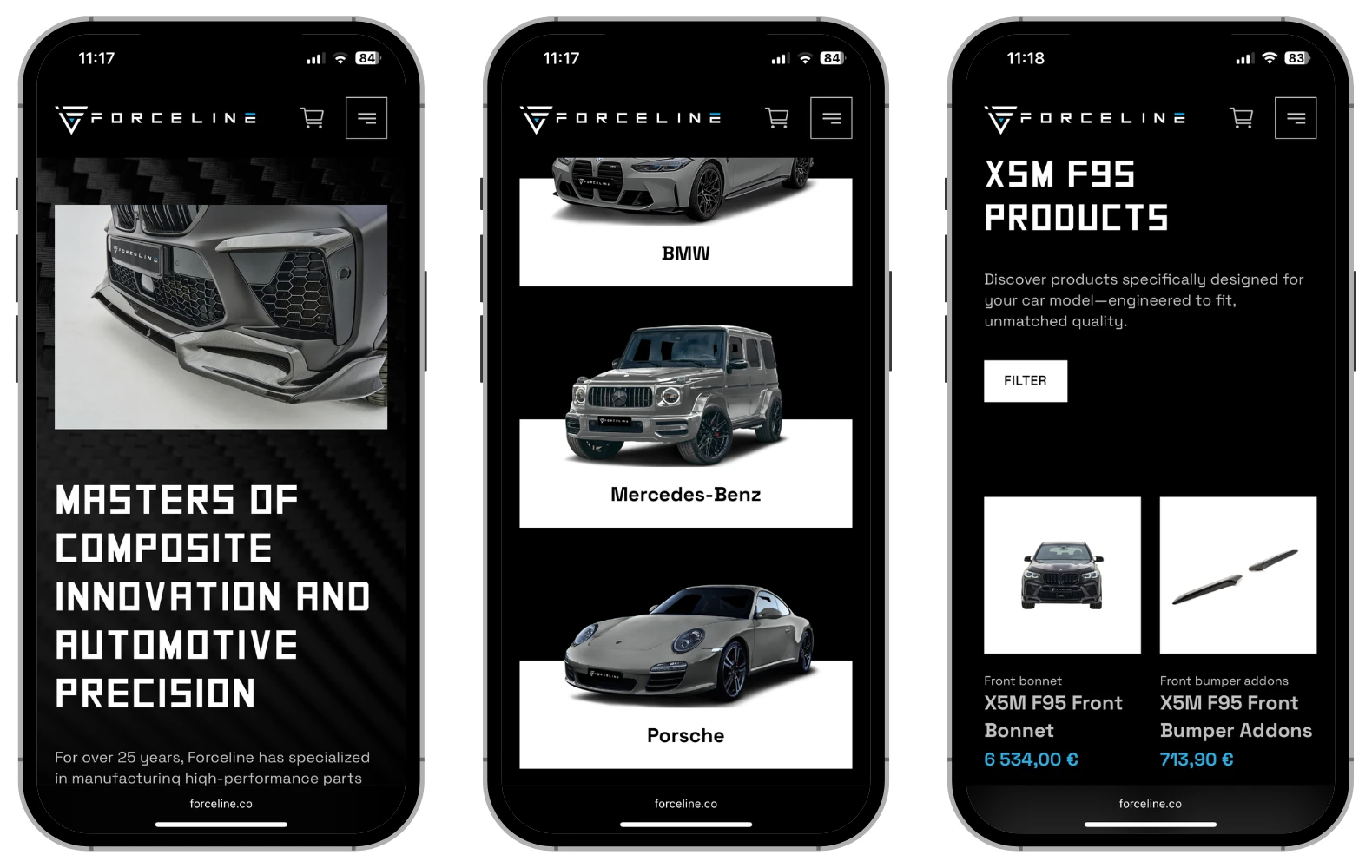 Forceline tālruņa skata režģis