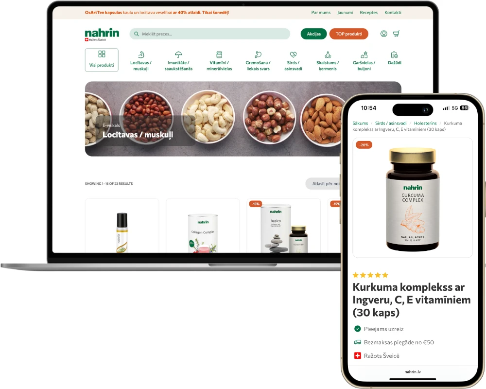 nahrin darbvirsmas + tālruņa skats